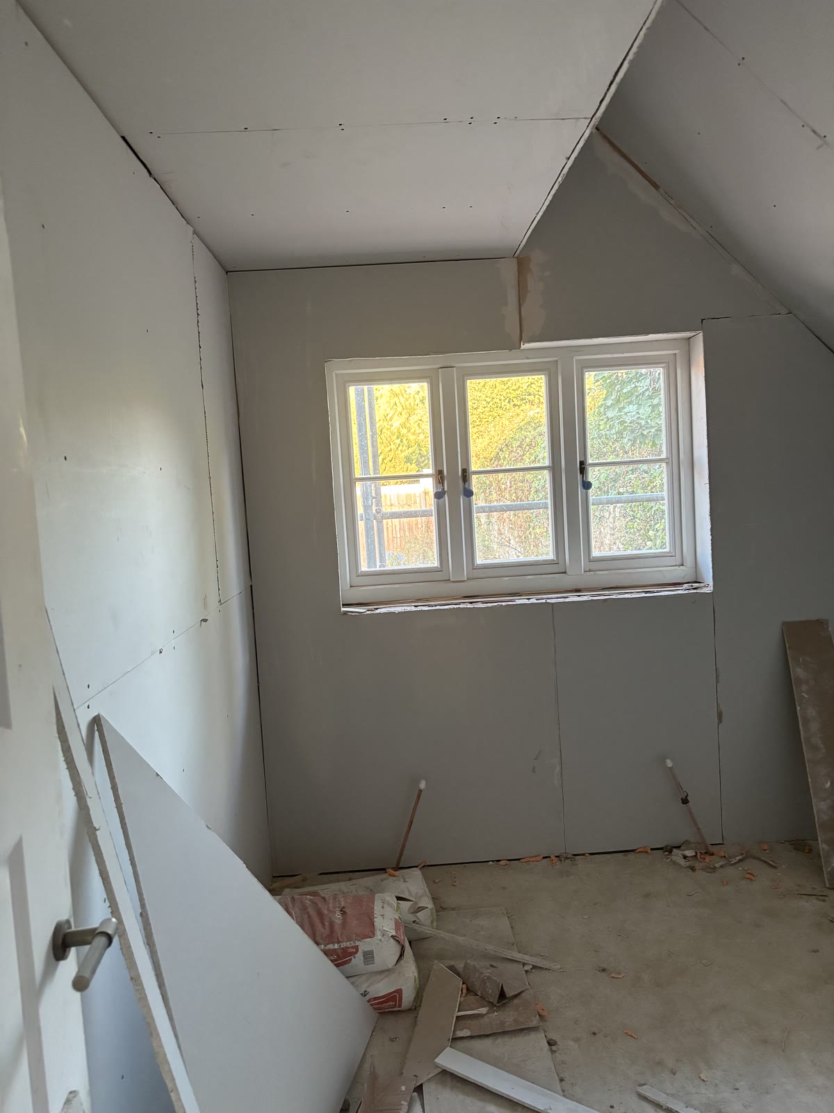 Loft room fully boarded